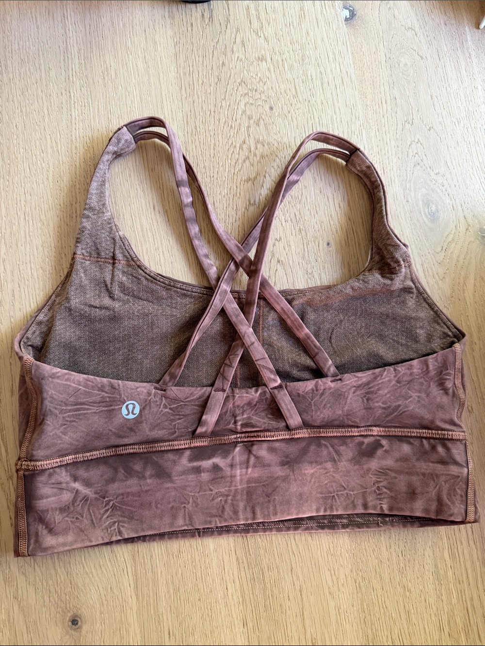 lululemon athletica Strappy Sports Bra - Mauve Brown